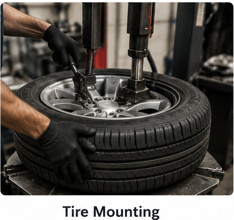 Tire changing service - Summit Automotive
